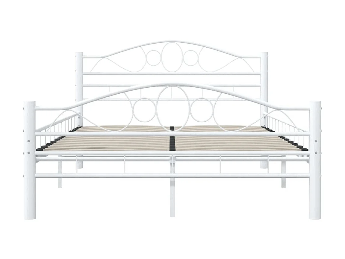 Bedframe metaal wit 140x200 cm NL68265