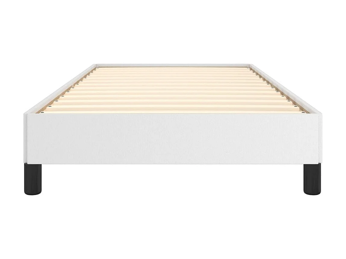 Lit-80x200 cm Blanc Similicuir EGGB41421