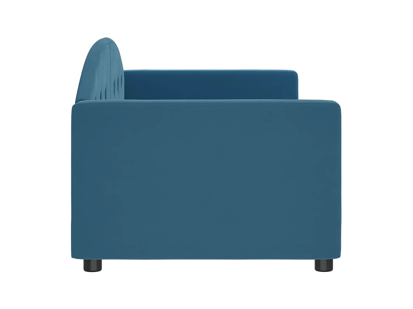 Lit-80x200 cm de repos bleu velours EGGB10829