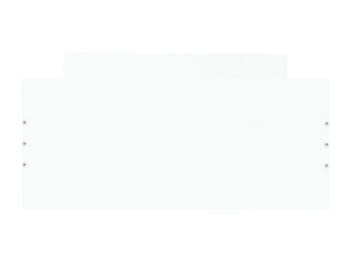 Cama 90x200 cm derivados de madeira branco PT688923