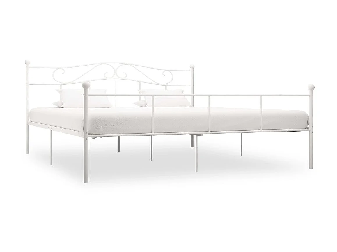 Bedframe metaal wit 180x200 cm NL31157