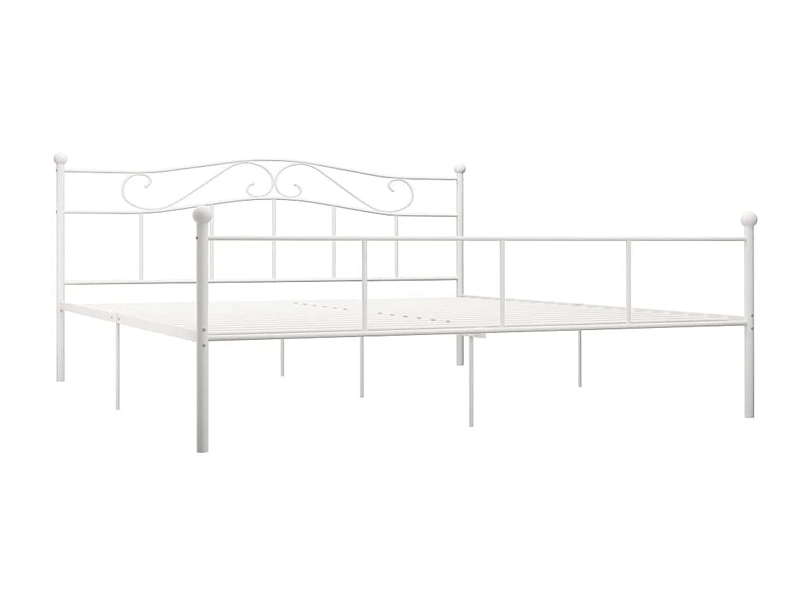 Bedframe metaal wit 180x200 cm NL31157