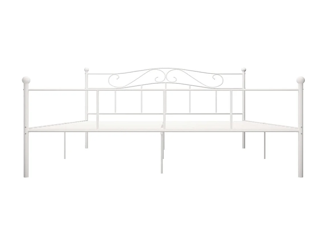 Bedframe metaal wit 180x200 cm NL31157