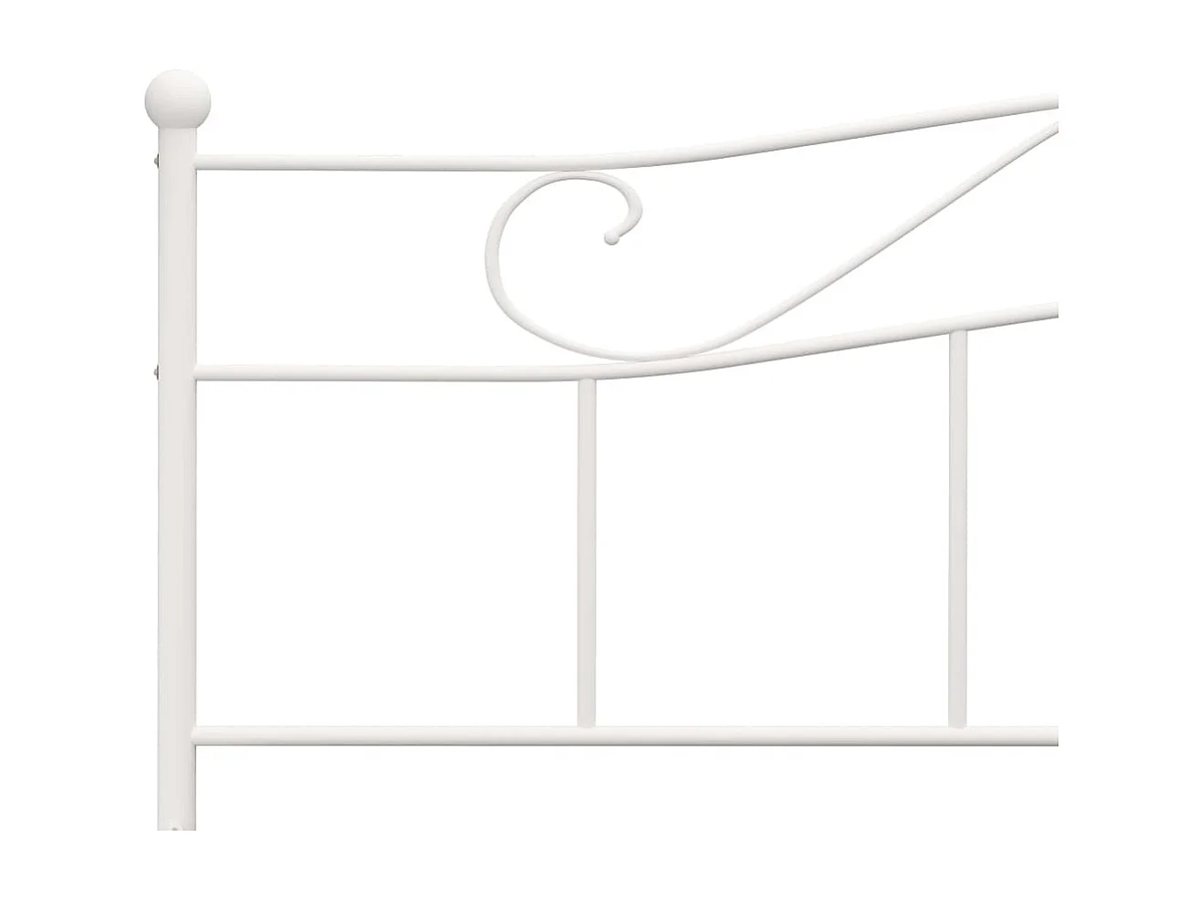 Bedframe metaal wit 180x200 cm NL31157