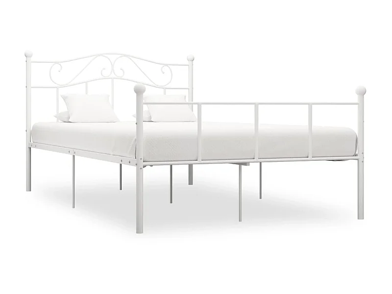 Bedframe metaal wit 140x200 cm NL44803
