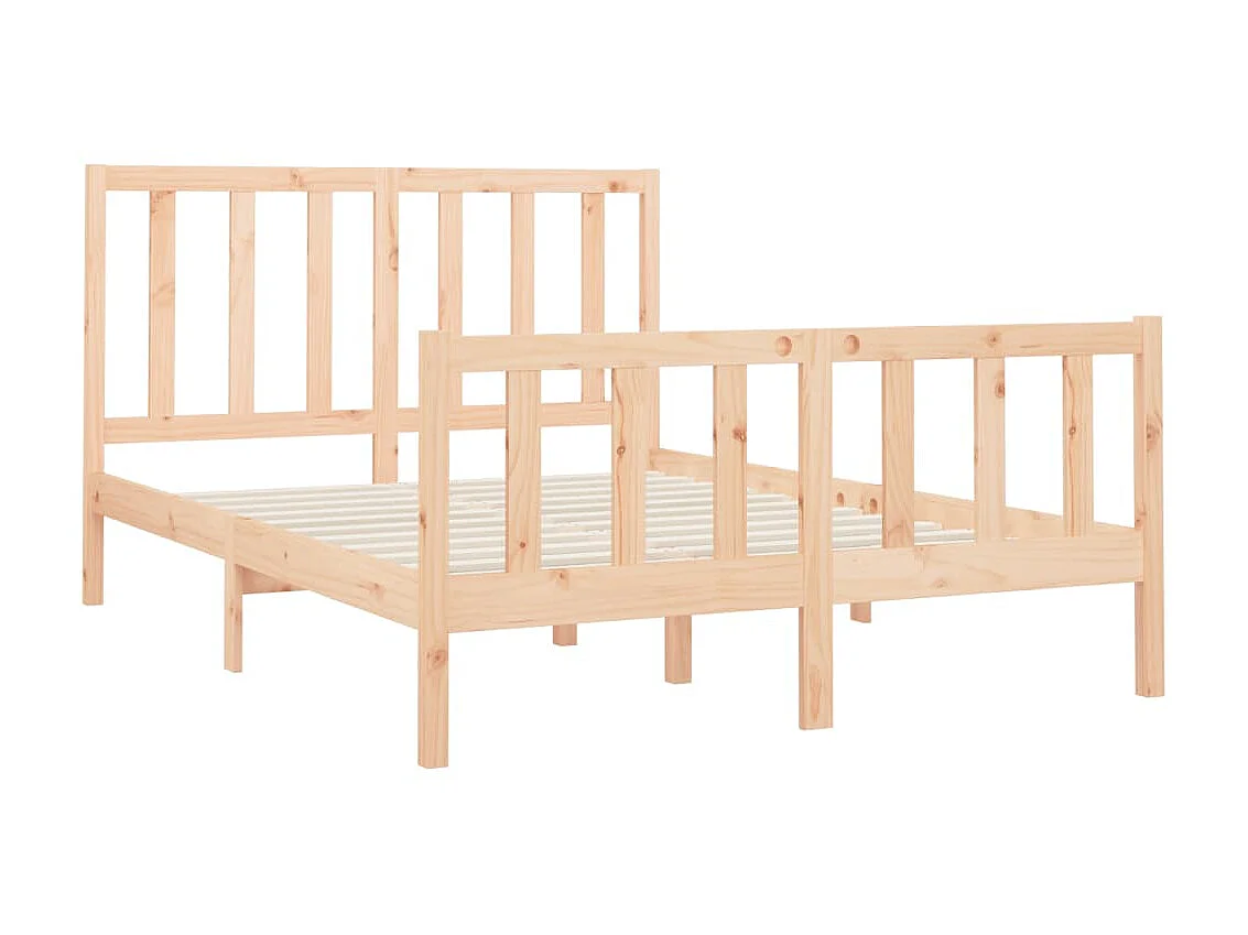 Lit-120x200 cm Bois de pin massif EGGB81700