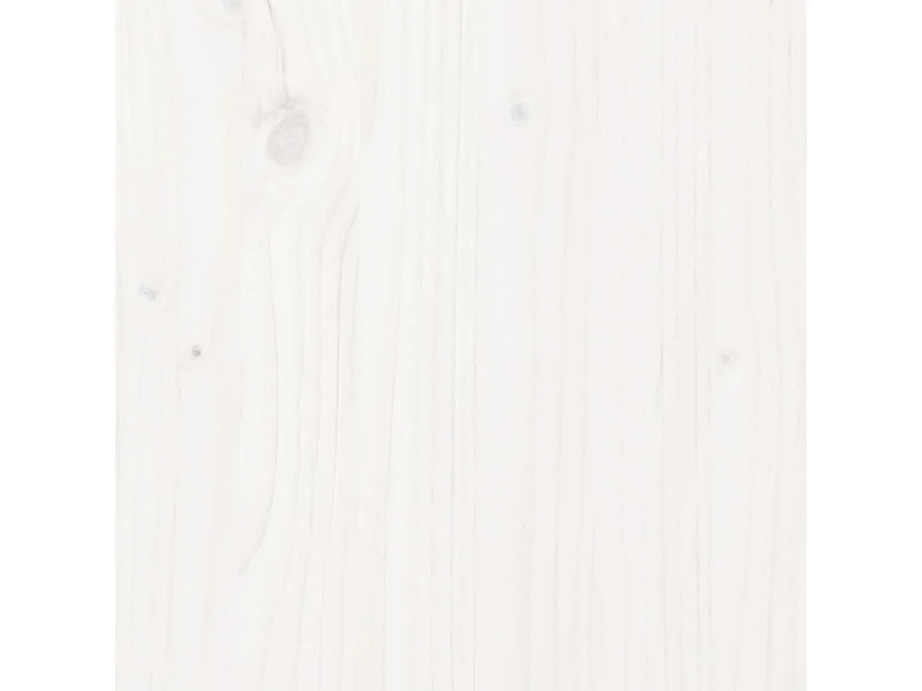 Lit-200x200 cm Blanc Bois massif EGGB41628