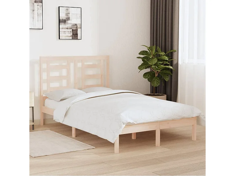 Bedframe massief hout 120x190 cm NL69480