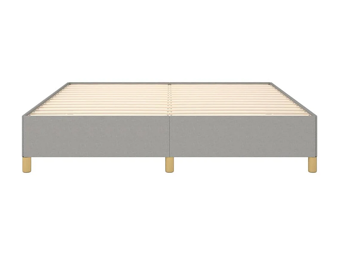 Lit-180x200 cm Gris clair Tissu EGGB64680