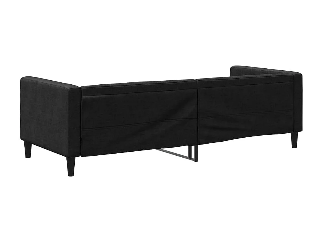 Tagesbett,Sofabett Schwarz 80x200 cm Stoff -gkd54030