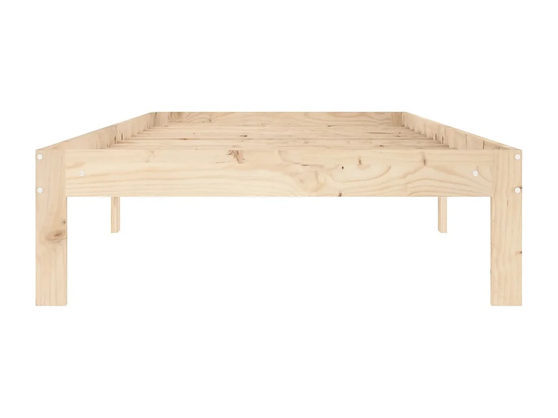 Cama 90x200 cm de madera maciza de pino ES98995