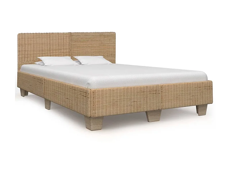Bedframe handgeweven echt rattan 140x200 cm NL56065