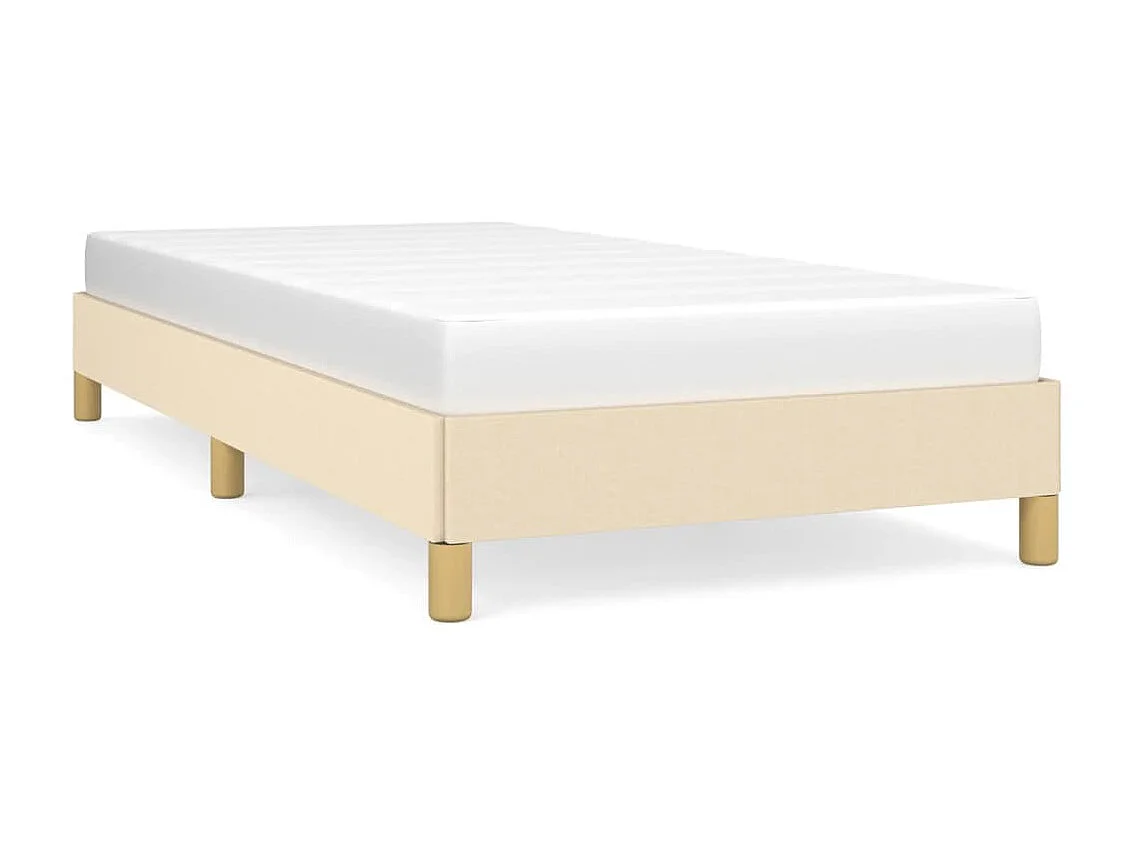 Bedframe stof crèmekleurig 90x190 cm NL53443