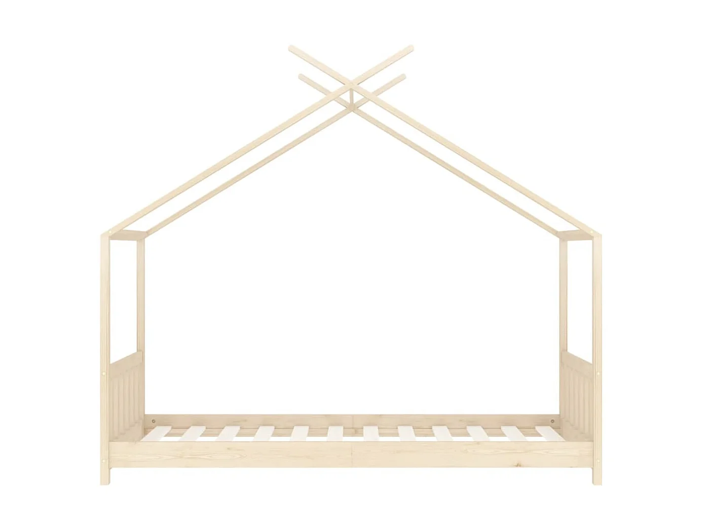 Kinderbedframe massief grenenhout 70x140 cm NL35349