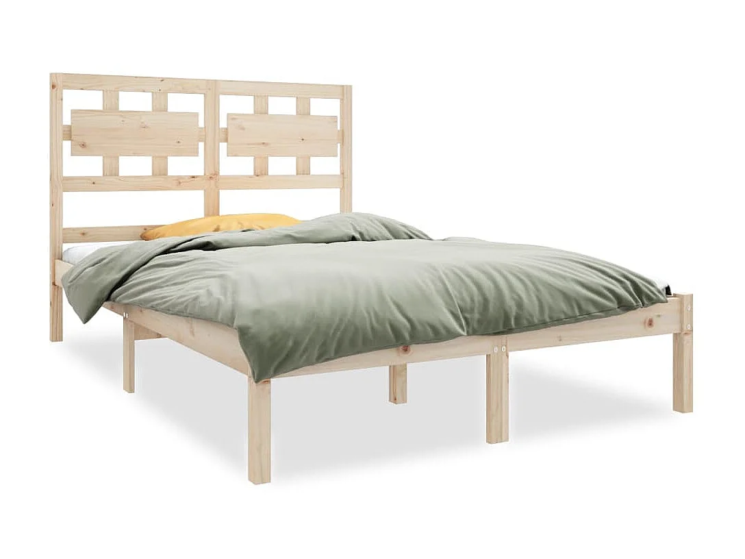 Cama 120x190 cm madera maciza ES38950