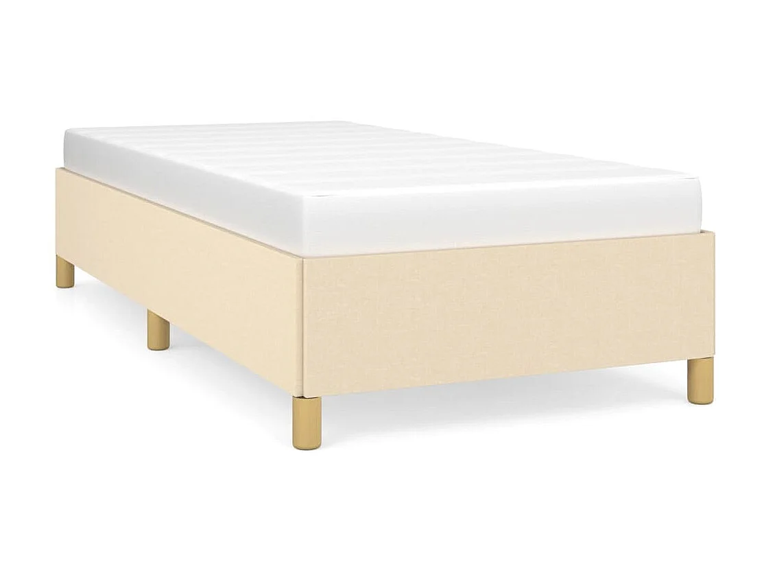 Lit-100x200 cm Crème Tissu EGGB88617