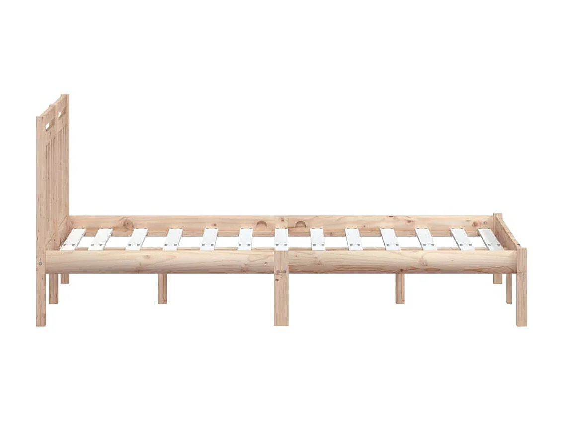 Lit-120x200 cm Bois de pin massif EGGB93587