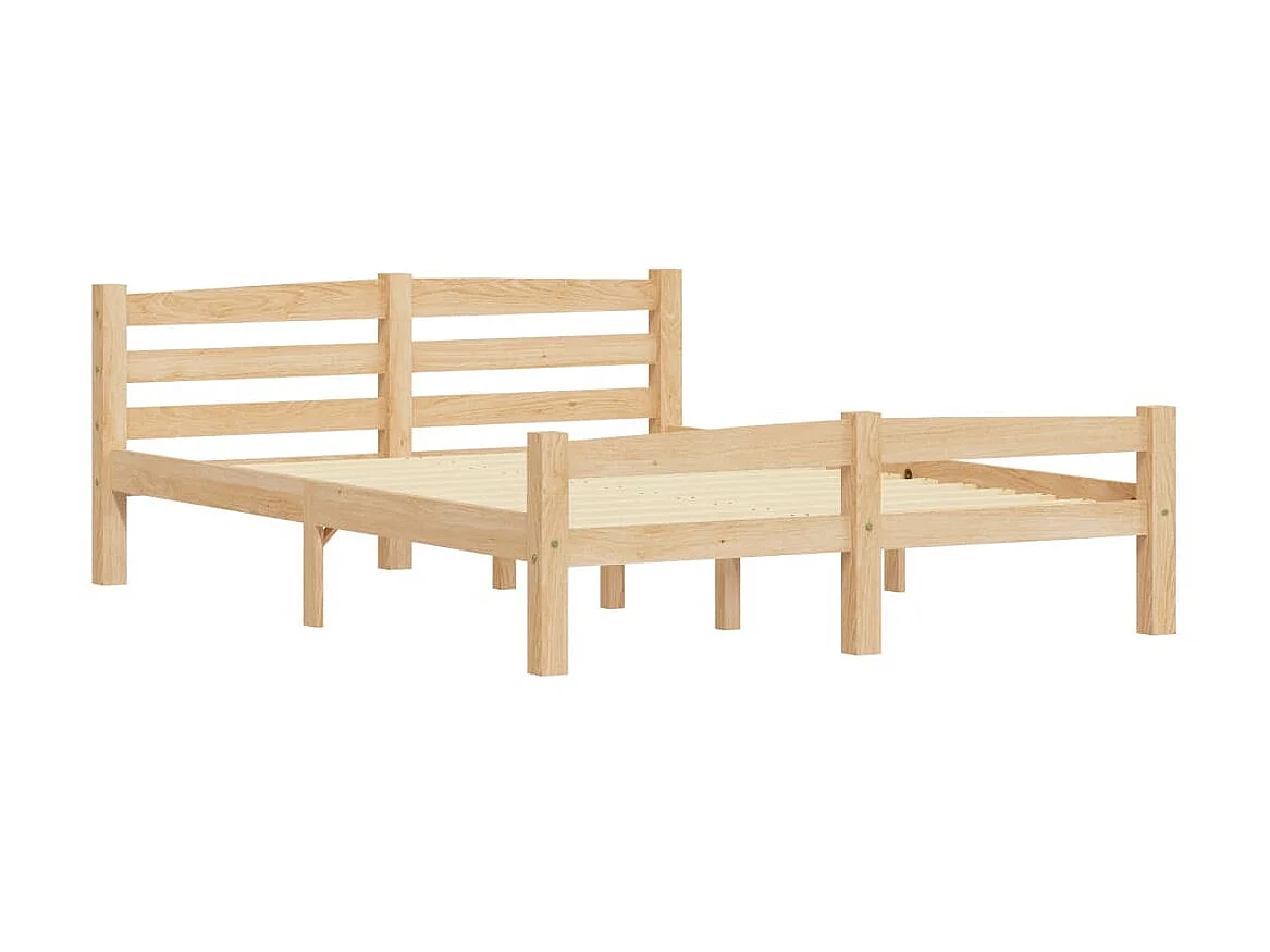 Lit-120x200 cm Bois de pin massif EGGB65705