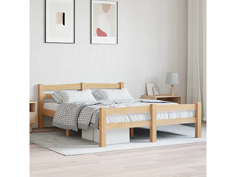 Bedframe massief grenenhout 120x200 cm NL54364