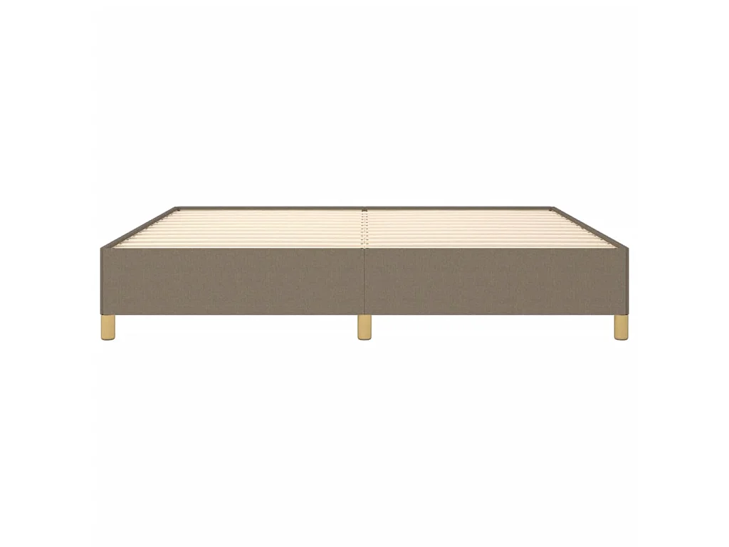 Lit-200x200 cm Taupe Tissu EGGB64803