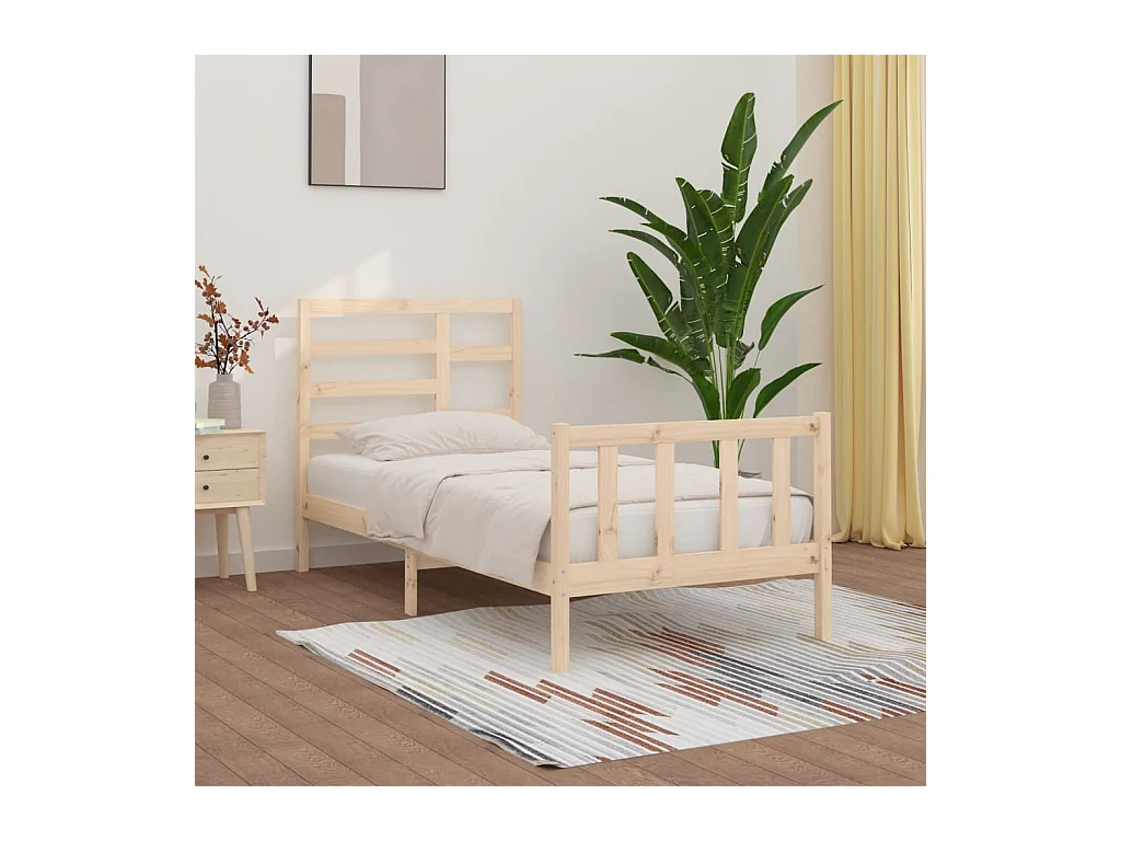 Bedframe massief grenenhout 100x200 cm NL70452