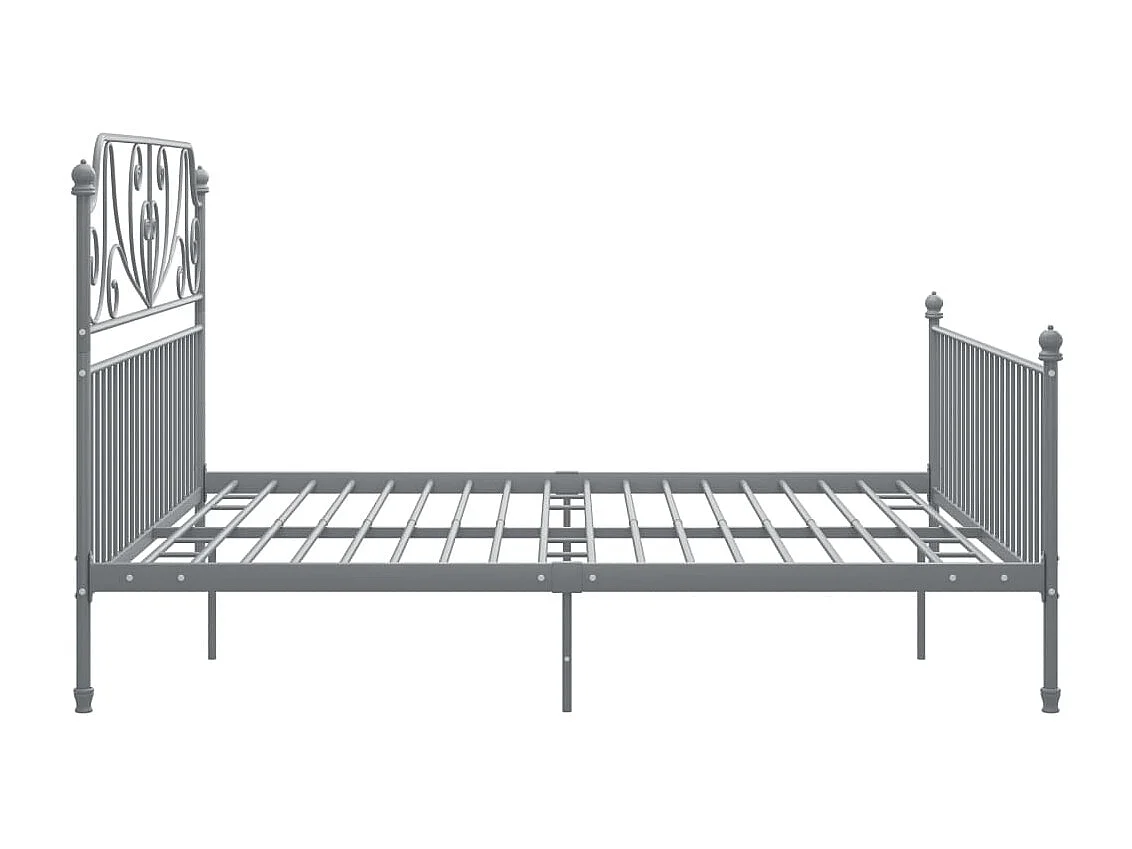 Bedframe metaal grijs 200x200 cm NL77317