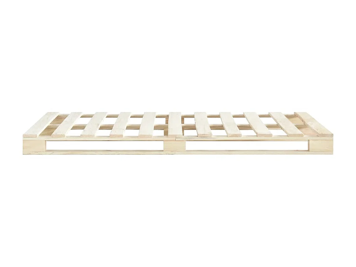 Cama em paletes pinho maciço 160x200 cm PT166227