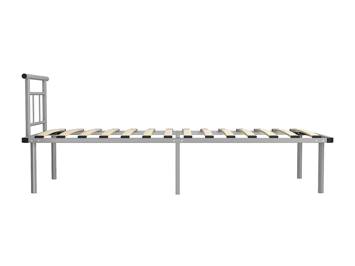 Bedframe metaal grijs 100x200 cm NL26982