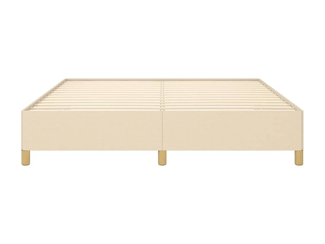 Lit-180x200 cm Crème Tissu EGGB60450