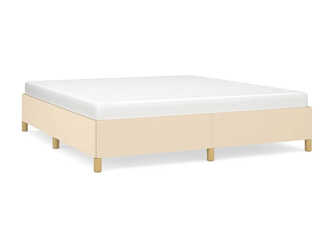 Bedframe stof crèmekleurig 180x200 cm NL97484