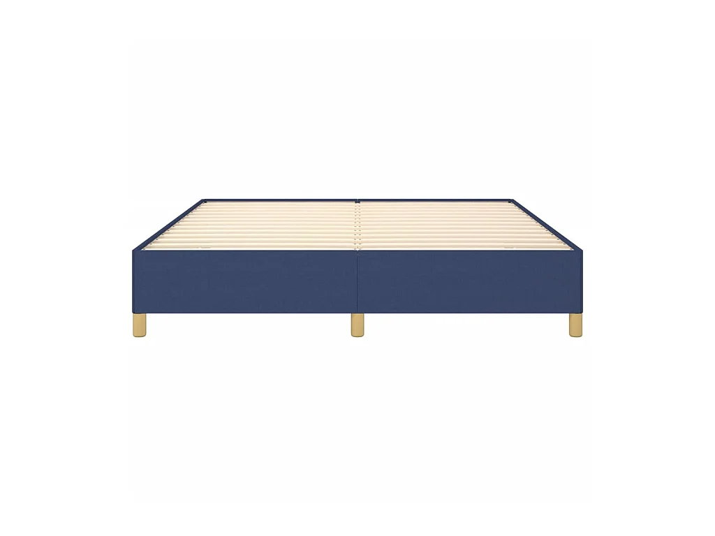 Lit-160x200 cm Bleu Tissu EGGB16534