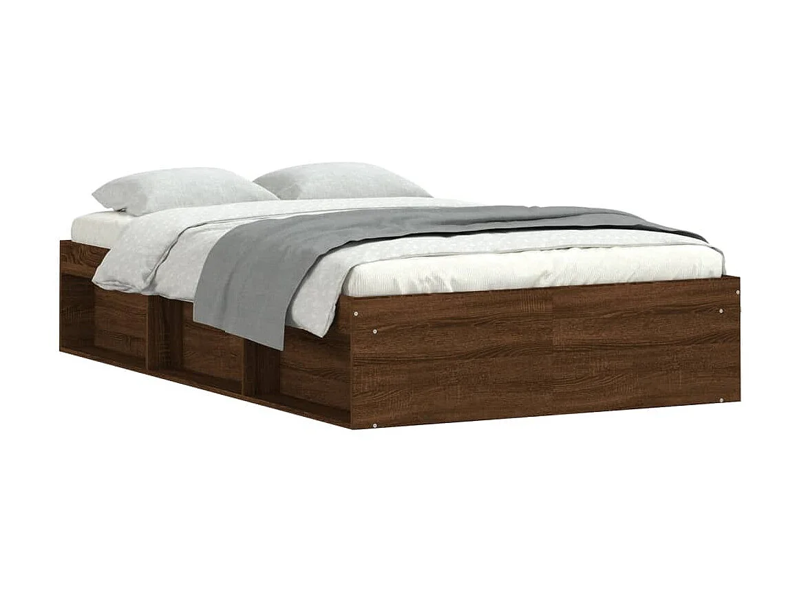 Lit-120x190 cm chêne marron petit double EGGB88895