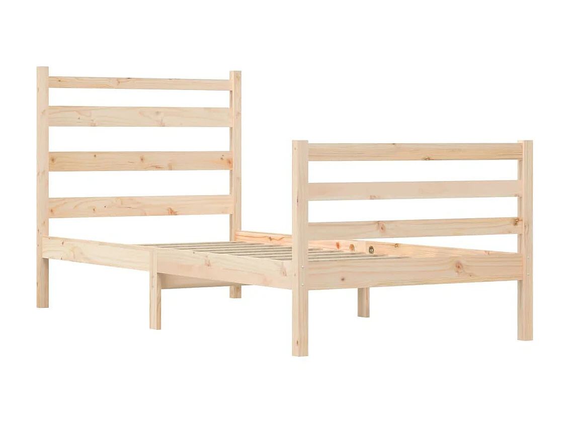 Lit-90x200 cm Bois de pin massif EGGB21877