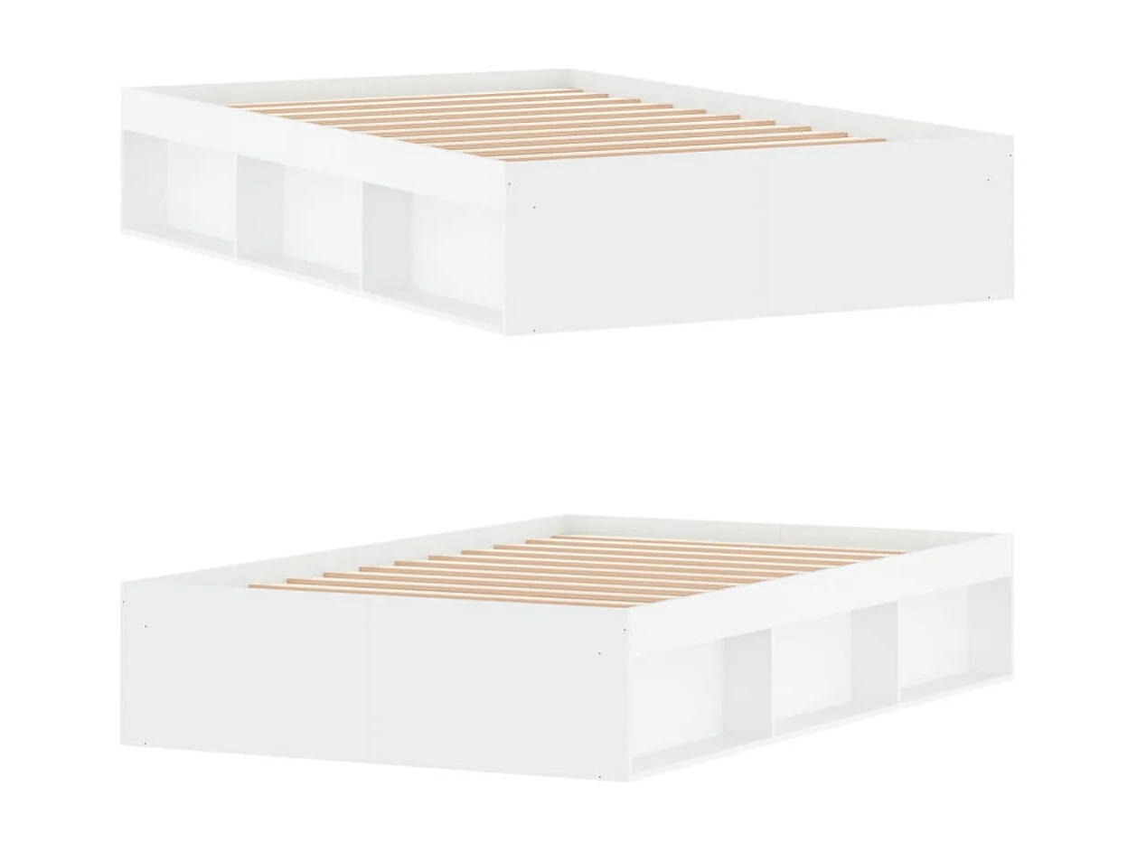 Cama 120x200 cm branco PT742029