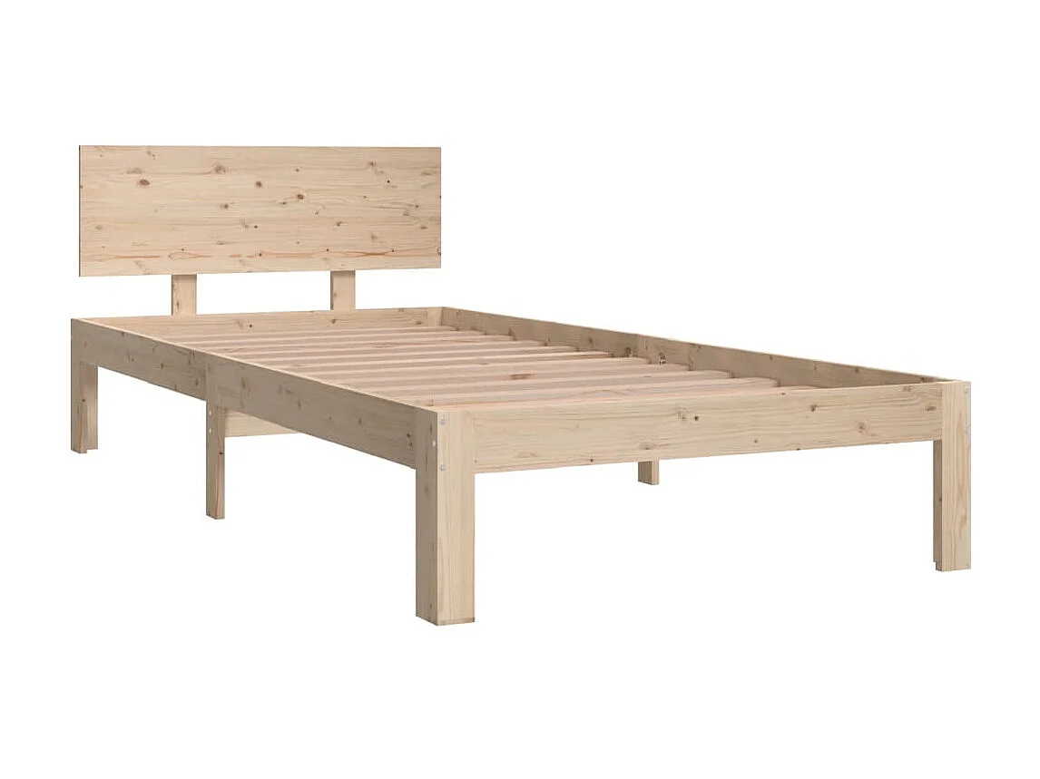 Lit-90x200 cm Bois de pin massif EGGB97479