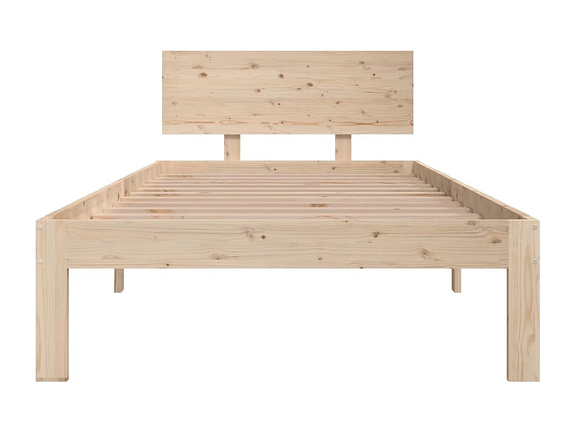 Lit-90x200 cm Bois de pin massif EGGB97479
