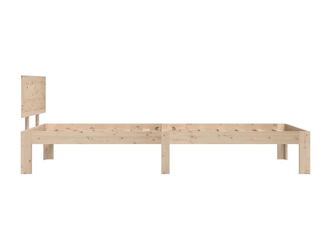Lit-90x200 cm Bois de pin massif EGGB97479