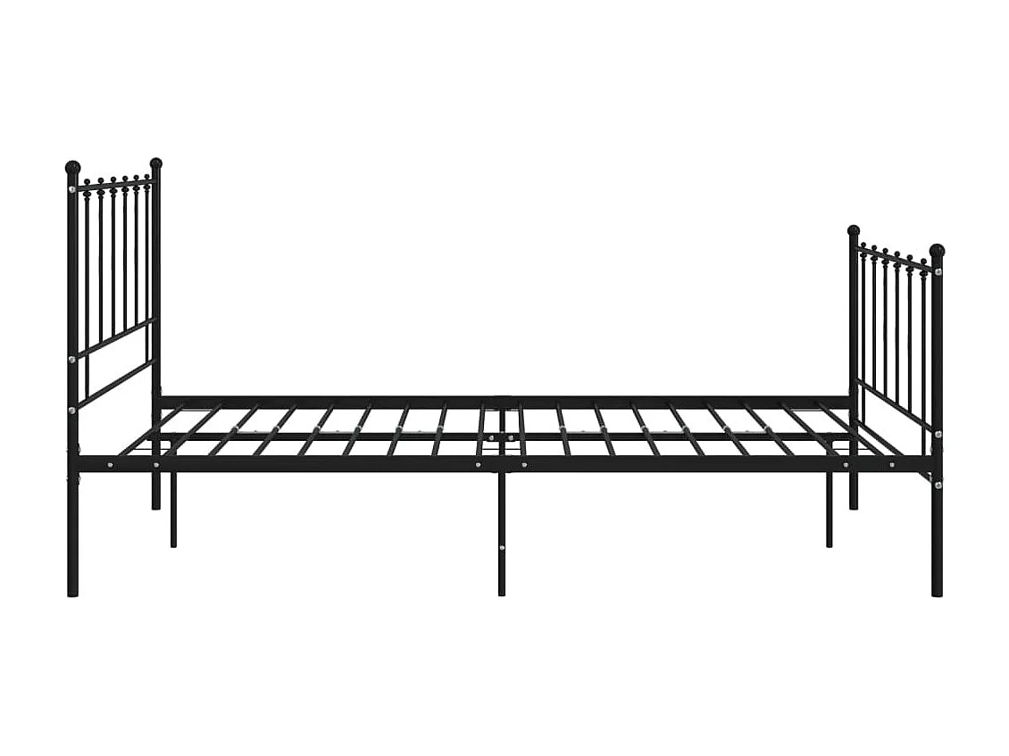 Bedframe metaal zwart 120x200 cm NL37522