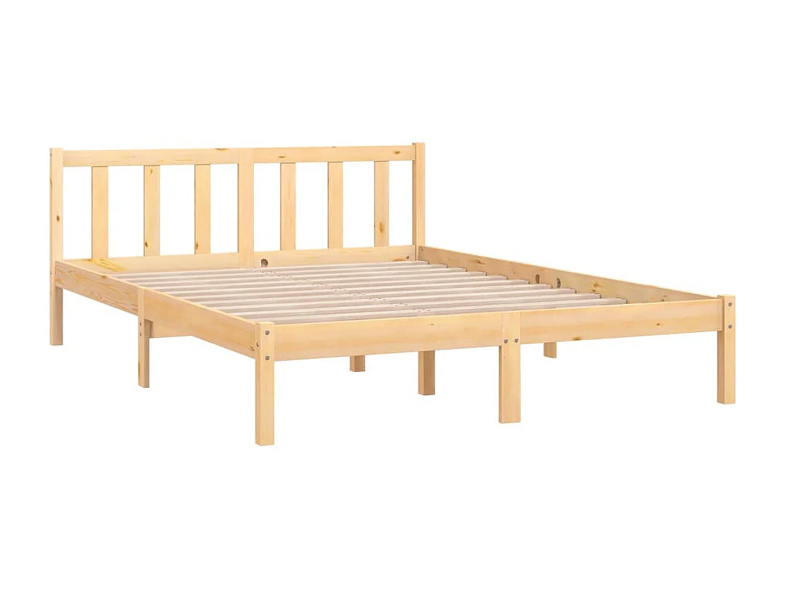 Lit-160x200 cm bois de pin massif EGGB57339