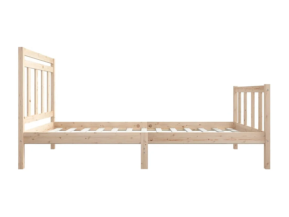 Bedframe massief hout 75x190 cm NL46239
