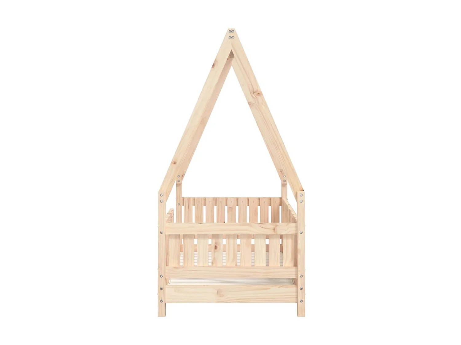 Lit-70x140 cm pour enfant bois de pin massif EGGB94039