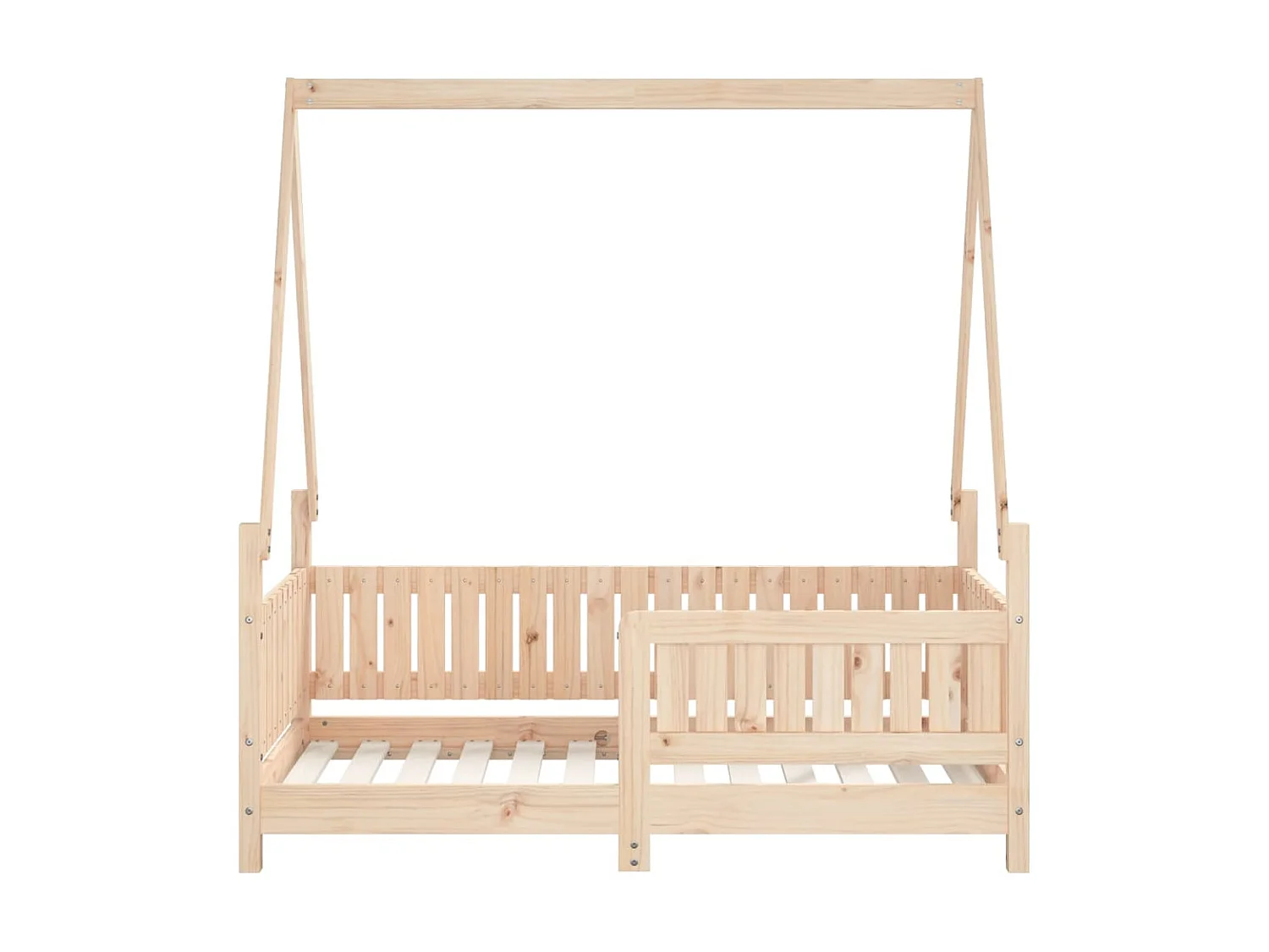 Lit-70x140 cm pour enfant bois de pin massif EGGB94039