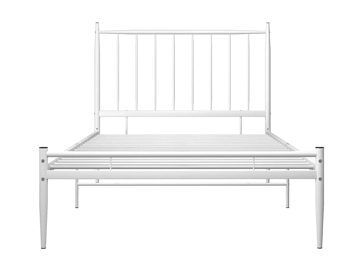 Bedframe metaal wit 90x200 cm NL96352