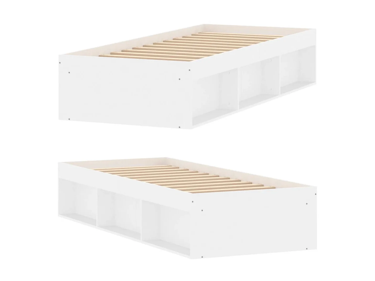 Lit-75x190 cm blanc petit simple EGGB52174