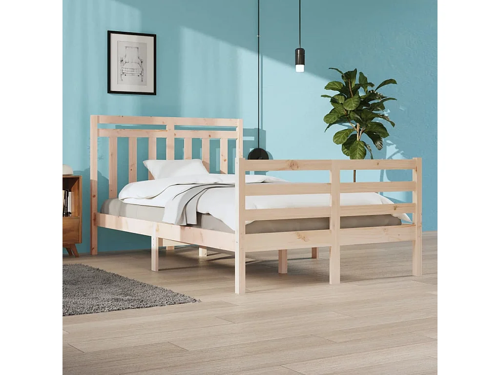 Lit-120x200 cm bois massif EGGB25593