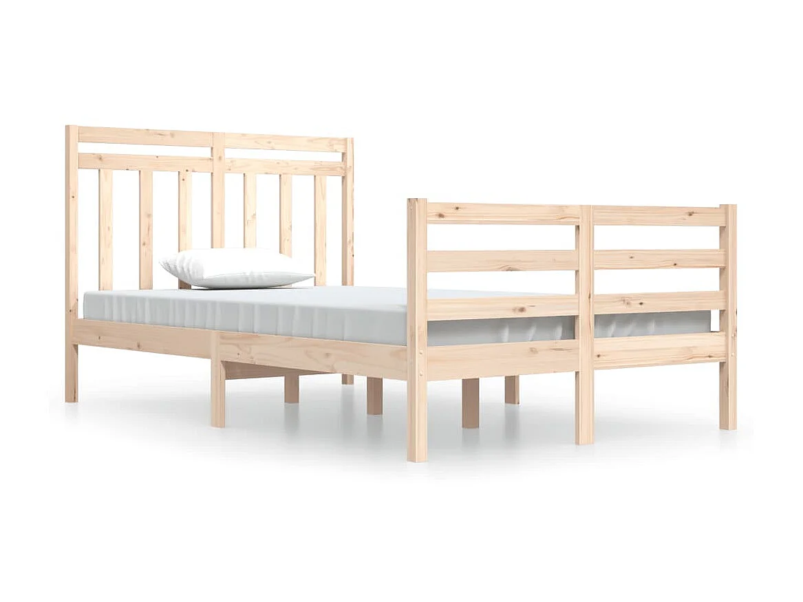 Lit-120x200 cm bois massif EGGB25593