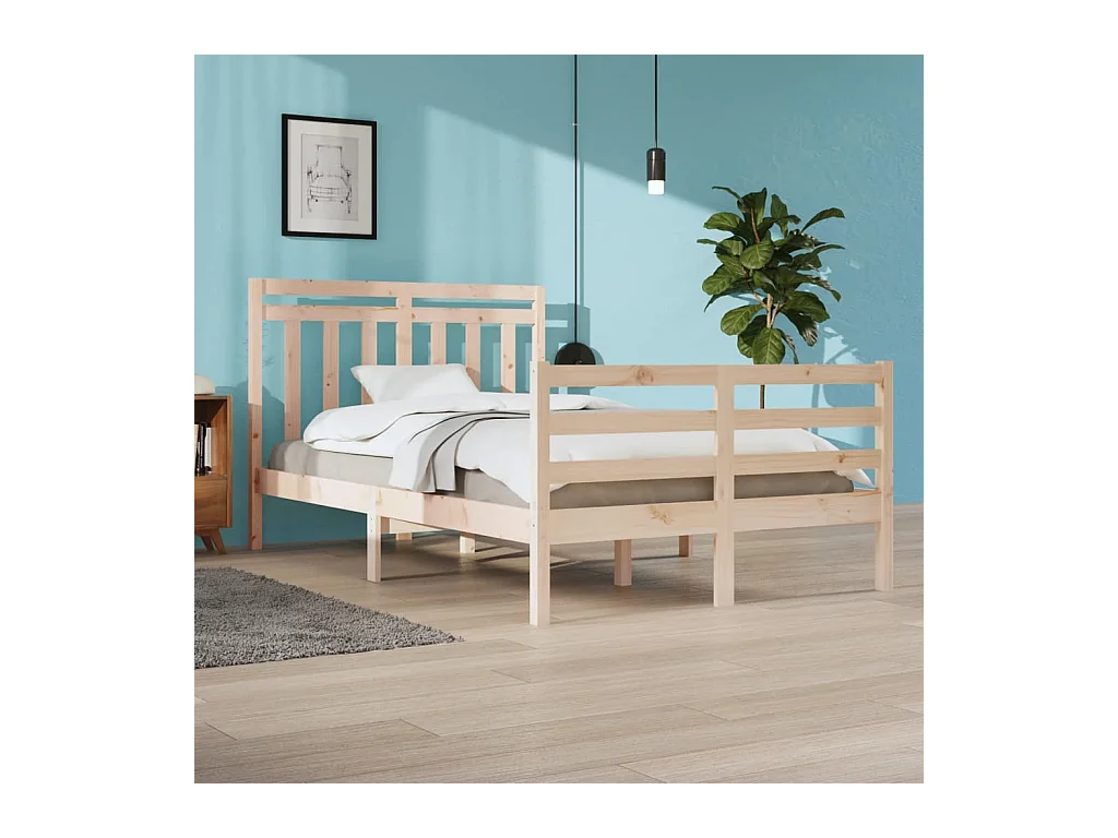Lit-120x200 cm bois massif EGGB25593