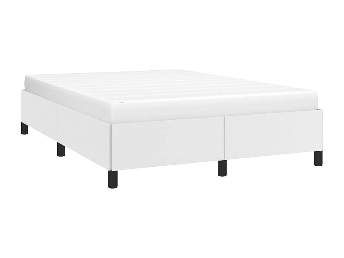 Bedframe kunstleer wit 140x200 cm NL25229