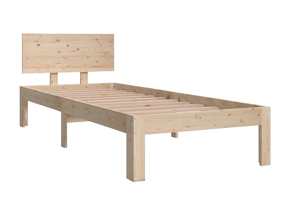 Lit-2FT6 Small Single bois massif petit simple EGGB80681