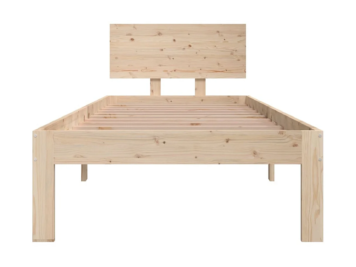 Lit-2FT6 Small Single bois massif petit simple EGGB80681